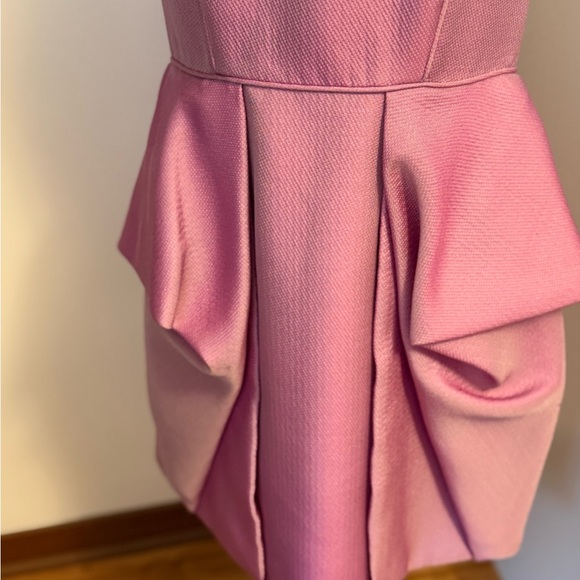 Tibi Pink Textured Dress with Embellished Details - Picture 3 of 9